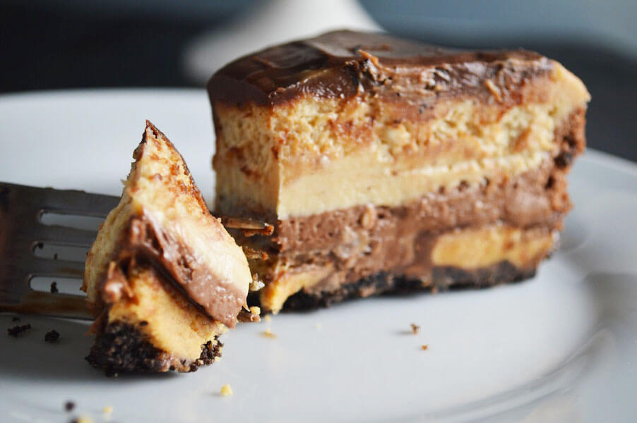 Peanut Butter Chocolate Cheesecake – a step by step guide
