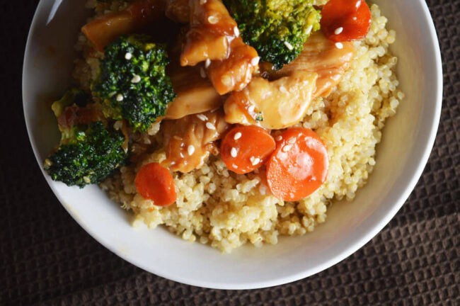 Chicken Quinoa Stir Fry