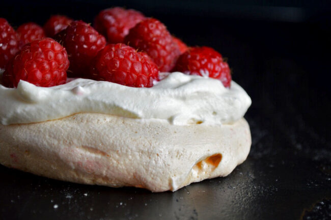 Raspberry Pavlova