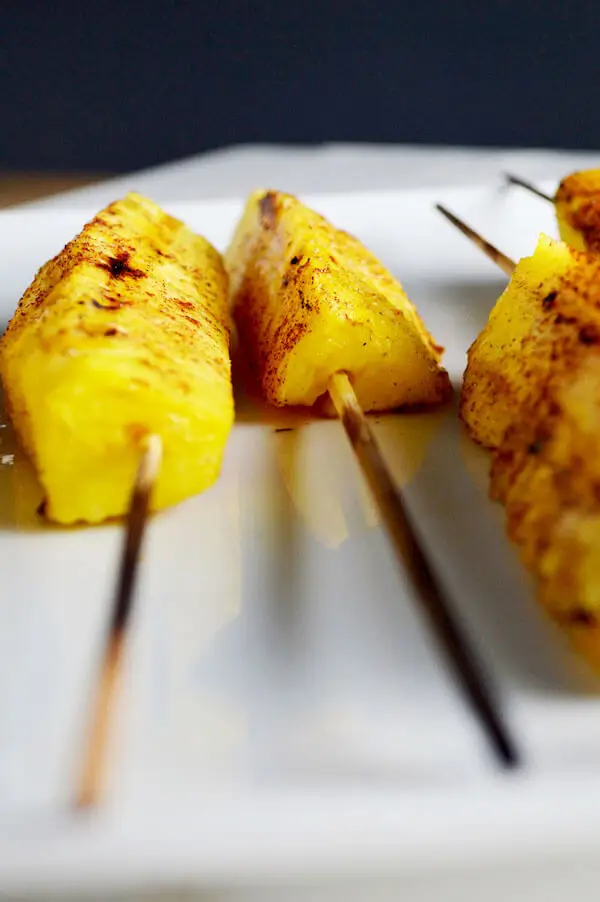 Cinnamon Grilled Pineapple