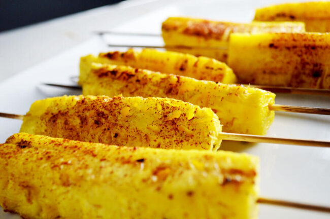 Cinnamon Grilled Pineapple