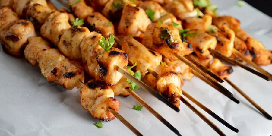 Lemon Lime Chicken Skewers