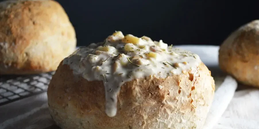 Herbed Bread Bowls