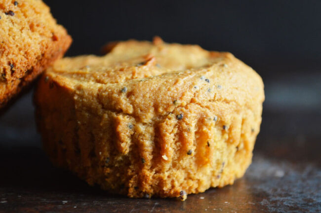 gluten free poppyseed muffins