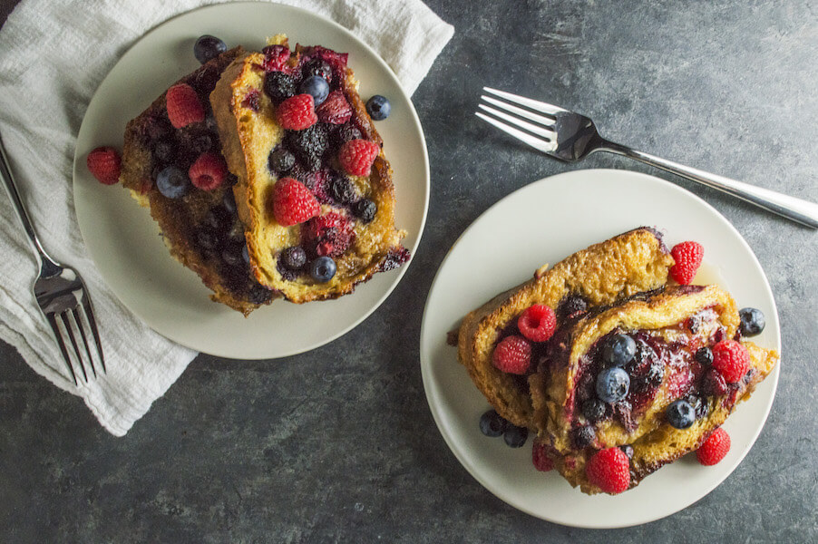Easy Peasy Berry Baked French Toast